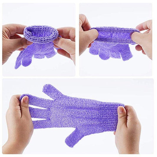 Bath Gloves Powerful Double Sided Exfoliating Bath Towel - Glamory Beauty