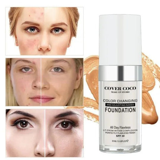 Concealing Foundation Temperature Change Skin Color - Glamory Beauty