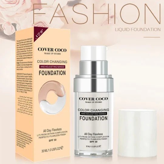 Concealing Foundation Temperature Change Skin Color - Glamory Beauty