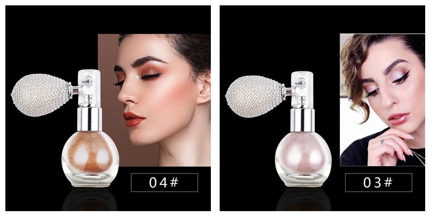 Spray Brightening Glitter Powder Body Powder Highlighter - Glamory Beauty