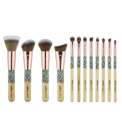 High Quality Woodmade Makeup Brushes 12 Pcs.