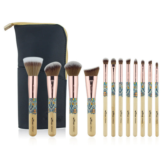 High Quality Woodmade Makeup Brushes 12 Pcs.