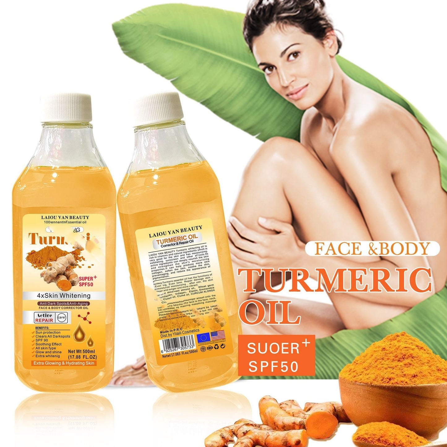 Turmeric Soothing Oil Body Massage Oil