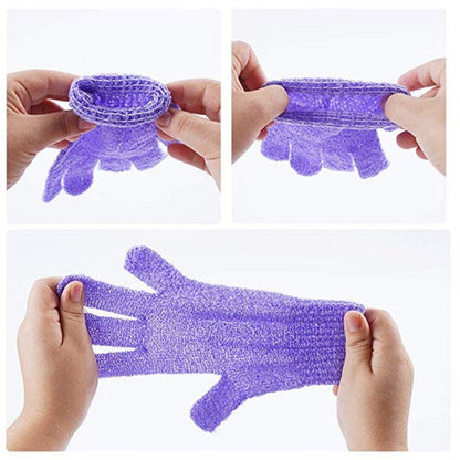 Bath Gloves Powerful Double Sided Exfoliating Bath Towel - Glamory Beauty