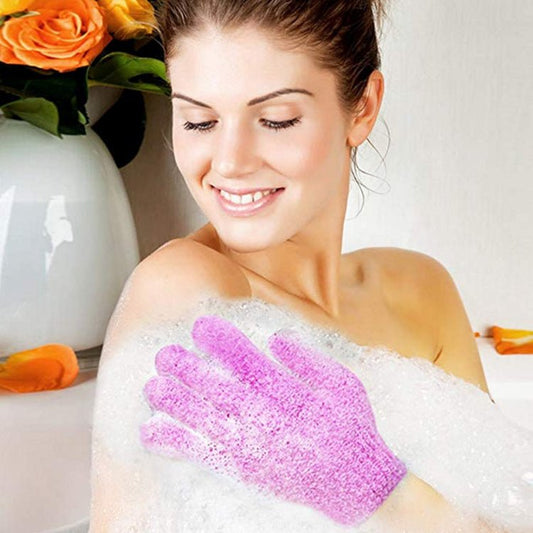 Bath Gloves Powerful Double Sided Exfoliating Bath Towel - Glamory Beauty