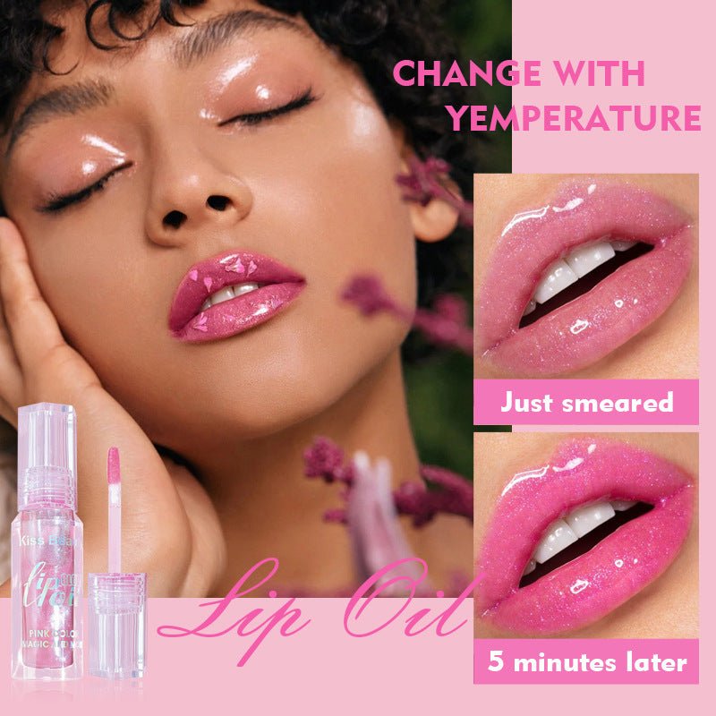 Color Changing Lip Gloss Repair Temperature Change Moisturizing Lipstick - Glamory Beauty
