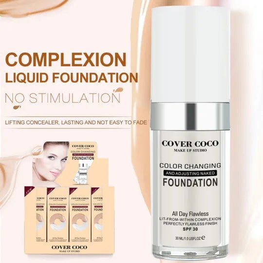 Concealing Foundation Temperature Change Skin Color - Glamory Beauty