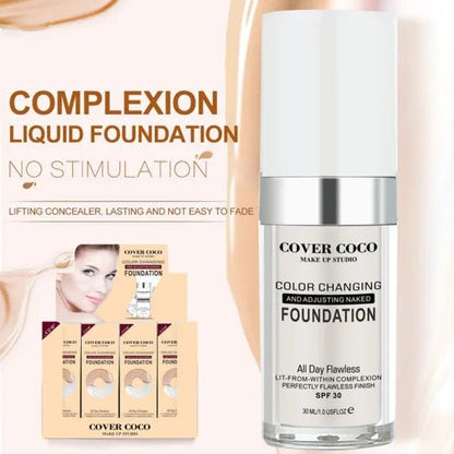 Concealing Foundation Temperature Change Skin Color - Glamory Beauty