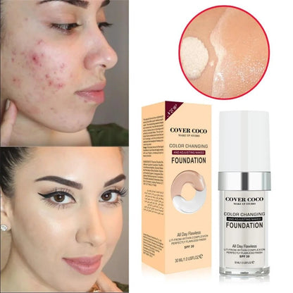Concealing Foundation Temperature Change Skin Color - Glamory Beauty