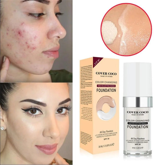 Concealing Foundation Temperature Change Skin Color - Glamory Beauty