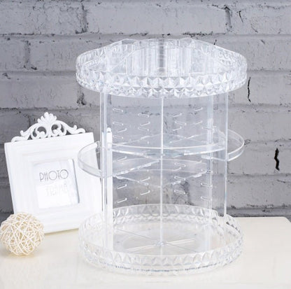 Diamond wave Makeup Organizer - Glamory Beauty