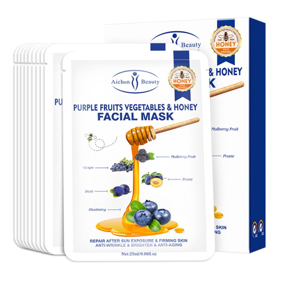 Honey Fruit Facial Mask Moisturizing And Hydrating Face - Glamory Beauty