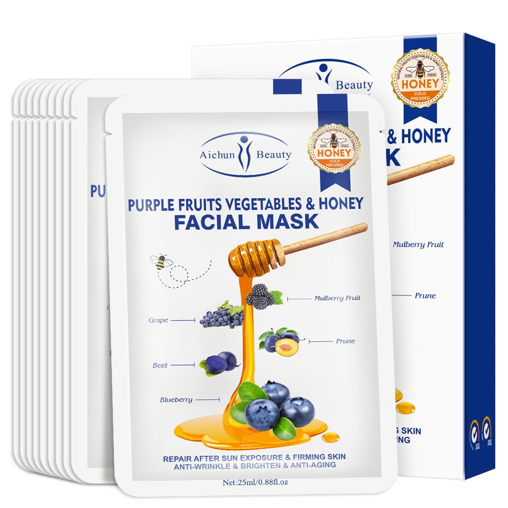 Honey Fruit Facial Mask Moisturizing And Hydrating Face - Glamory Beauty