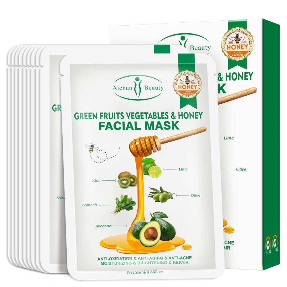 Honey Fruit Facial Mask Moisturizing And Hydrating Face - Glamory Beauty