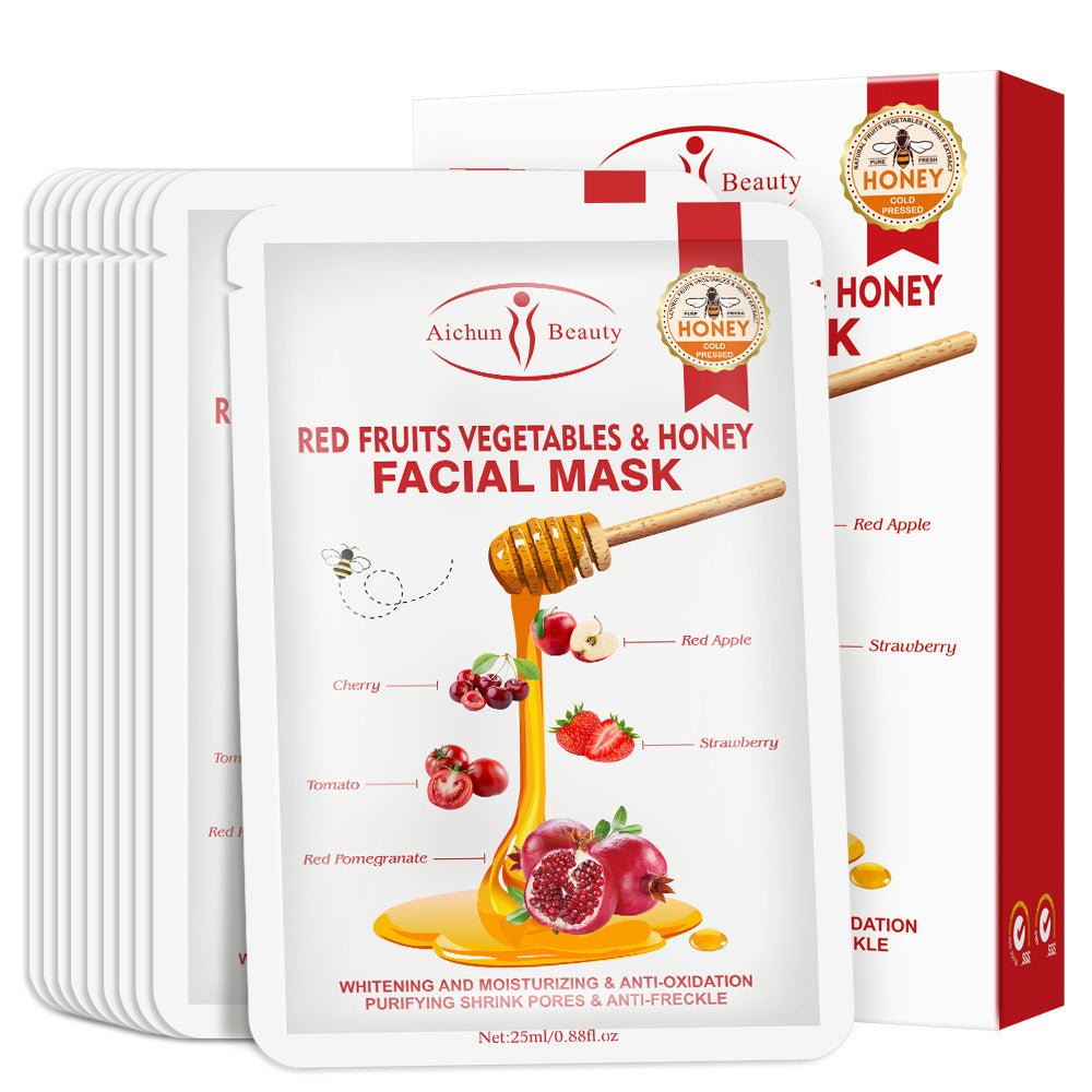 Honey Fruit Facial Mask Moisturizing And Hydrating Face - Glamory Beauty