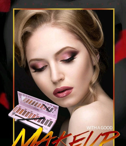 Kelly 12 color eyeshadow Kelly eyeshadow Kelly matte eyeshadow - Glamory Beauty