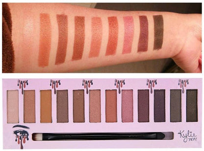 Kelly 12 color eyeshadow Kelly eyeshadow Kelly matte eyeshadow - Glamory Beauty