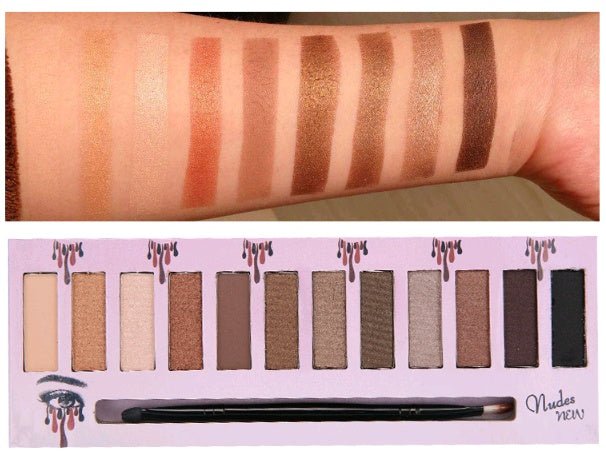 Kelly 12 color eyeshadow Kelly eyeshadow Kelly matte eyeshadow - Glamory Beauty