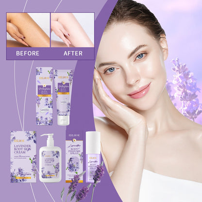 Lavender Body Skin Care Set Gentle Moisturizing Skin - Glamory Beauty