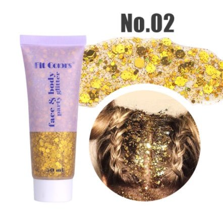 Mermaid Scales Face Body Lip Glitter Eyeshadow Glitter Polarized Light - Glamory Beauty