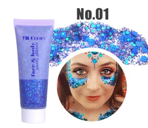 Mermaid Scales Face Body Lip Glitter Eyeshadow Glitter Polarized Light - Glamory Beauty