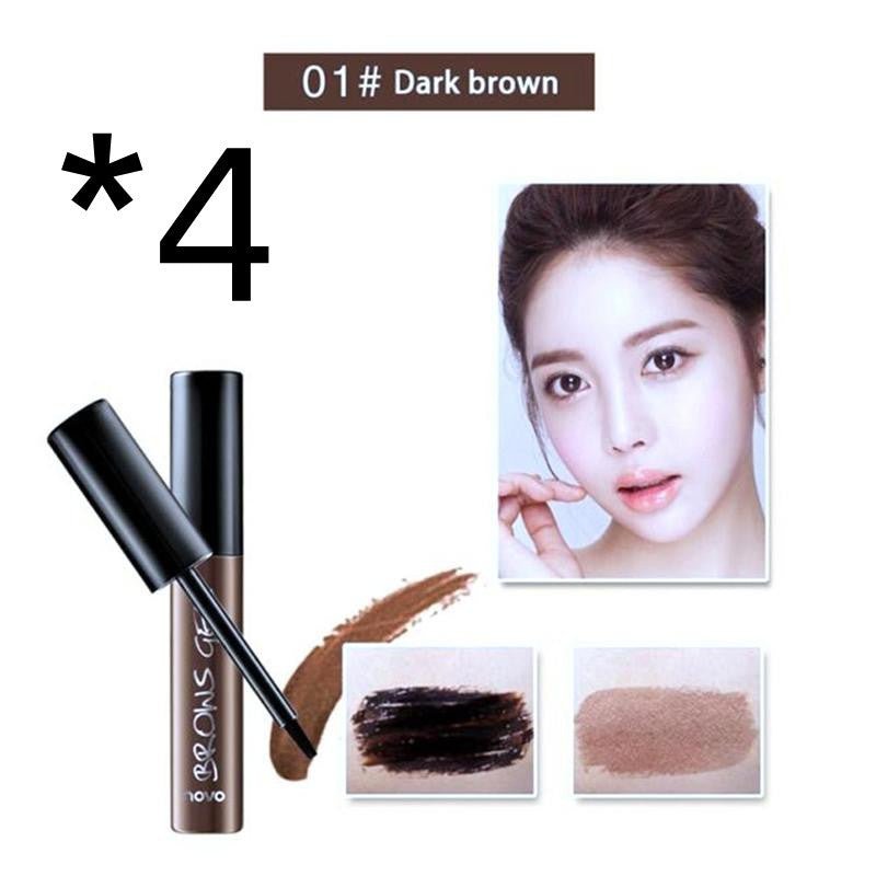 Peel Off Brown Black Eye Brow Tattoo Tint Waterproof Long - lasting Professional Eyebrow Gel Cream Mascara Eye Makeup Cosmetics - Glamory Beauty