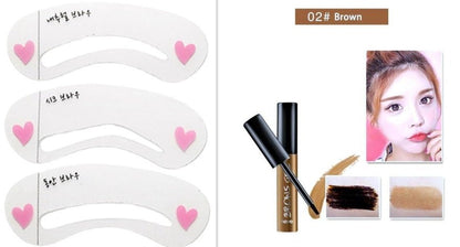 Peel Off Brown Black Eye Brow Tattoo Tint Waterproof Long - lasting Professional Eyebrow Gel Cream Mascara Eye Makeup Cosmetics - Glamory Beauty