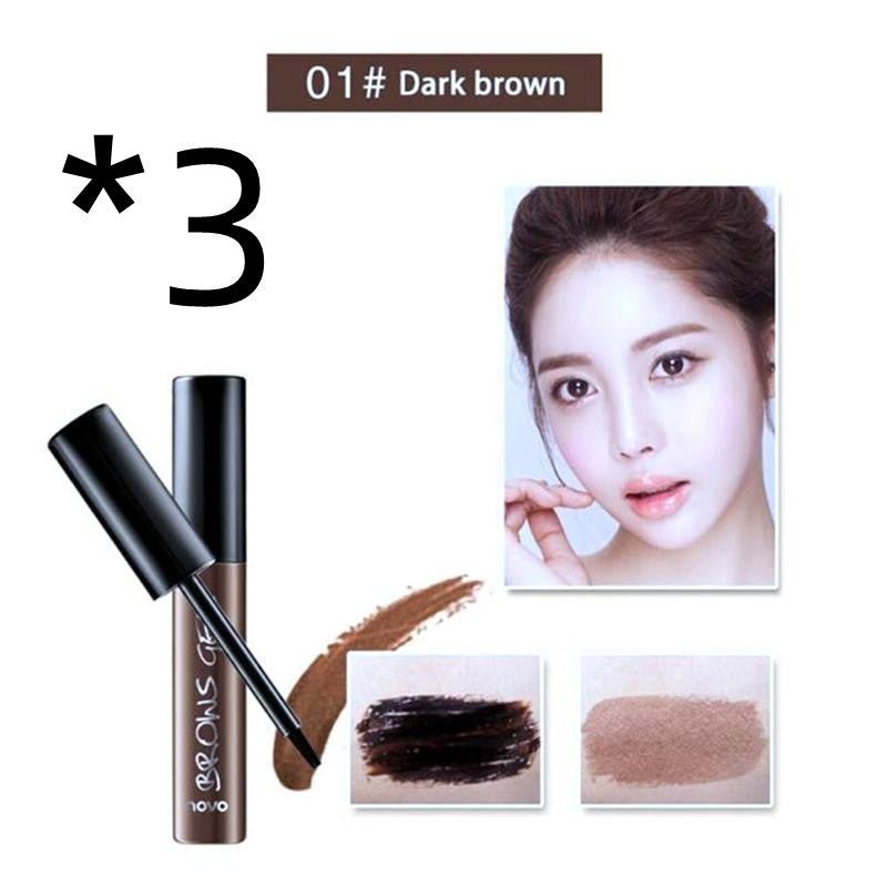 Peel Off Brown Black Eye Brow Tattoo Tint Waterproof Long - lasting Professional Eyebrow Gel Cream Mascara Eye Makeup Cosmetics - Glamory Beauty