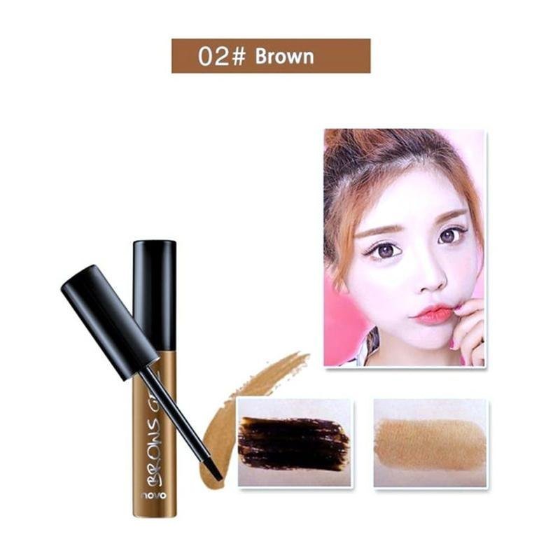 Peel Off Brown Black Eye Brow Tattoo Tint Waterproof Long - lasting Professional Eyebrow Gel Cream Mascara Eye Makeup Cosmetics - Glamory Beauty