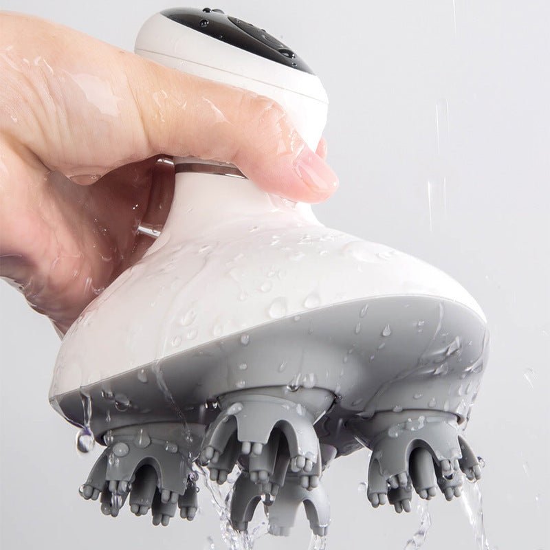 Rechargeable Waterproof Head Massager Electric Scalp Massager - Glamory Beauty