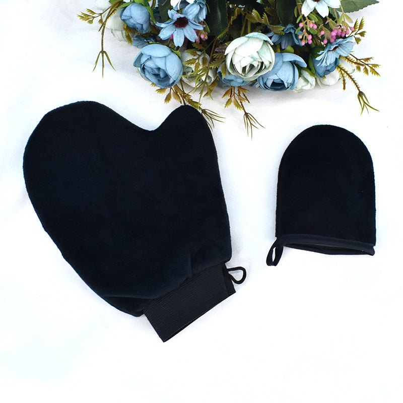 Self Tanning Mitt Applicator Kit 4 In 1 Self Applicator Set With Exfoliating Glove - Glamory Beauty