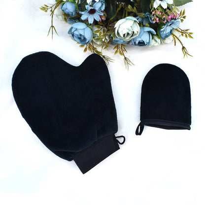 Self Tanning Mitt Applicator Kit 4 In 1 Self Applicator Set With Exfoliating Glove - Glamory Beauty