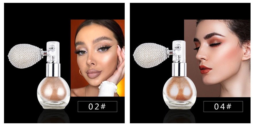 Spray Brightening Glitter Powder Body Powder Highlighter - Glamory Beauty