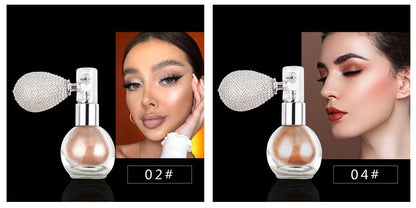 Spray Brightening Glitter Powder Body Powder Highlighter - Glamory Beauty