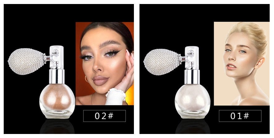 Spray Brightening Glitter Powder Body Powder Highlighter - Glamory Beauty