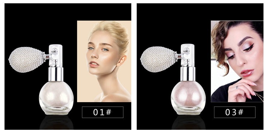 Spray Brightening Glitter Powder Body Powder Highlighter - Glamory Beauty
