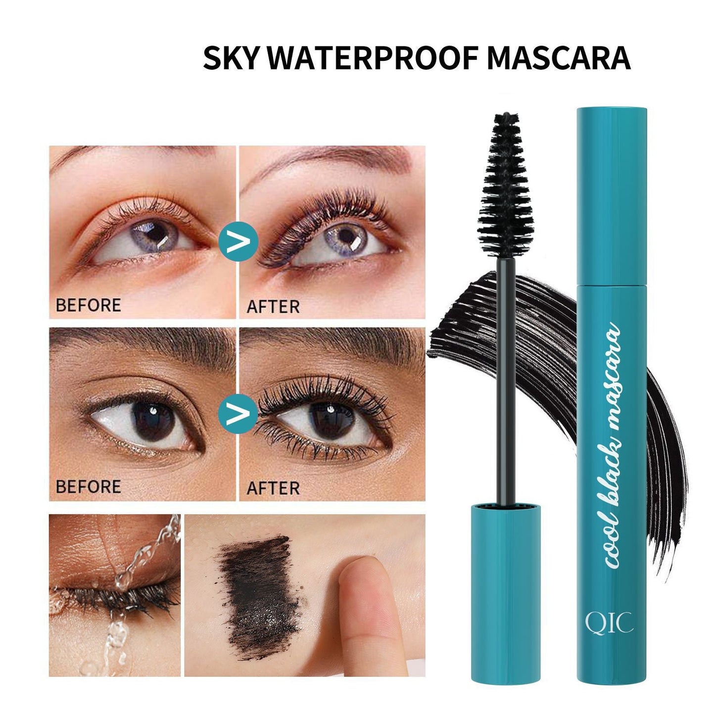 Waterproof Mascara Not Smudge - Glamory Beauty